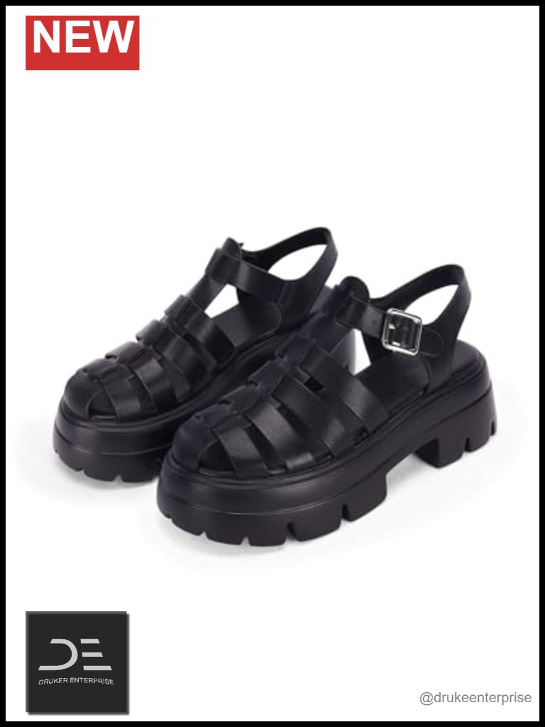 Womens Platform Chunky Heels Sandals Gladiator Ankle Strap Lug Sole Fisherman